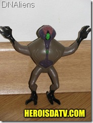 dnalien vilão Bonecos Ben 10 Força Alienígena - brinquedos