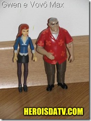 gwen e vovo max Bonecos Ben 10 Força Alienígena - brinquedos