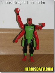 quatro braços nurificador Bonecos Ben 10 Força Alienígena - brinquedos