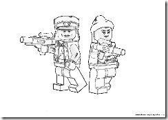 Lego Star Wars – desenhos para colorir, pintar e imprimir do Lego Star Wars