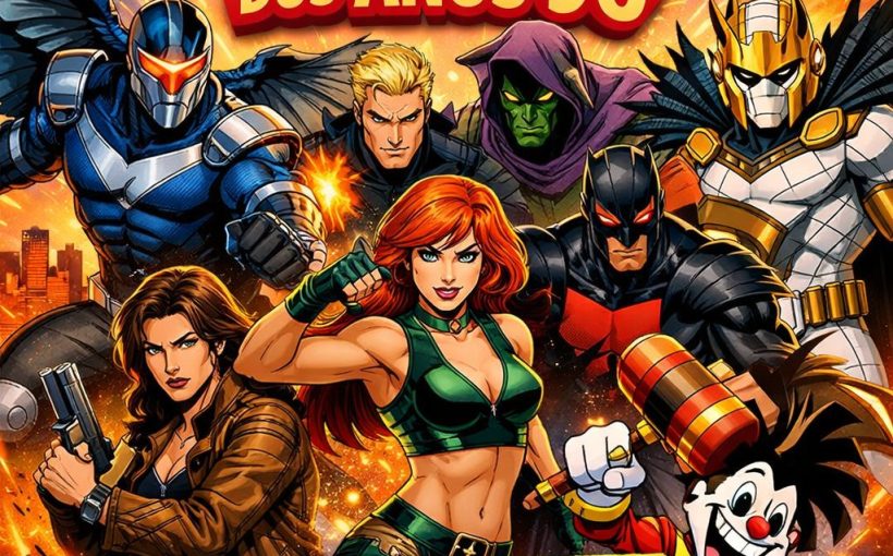 Descubra 10 heróis esquecidos dos anos 90 que marcaram época nos quadrinhos e na TV, mas que hoje quase ninguém lembra. Nostalgia pura!